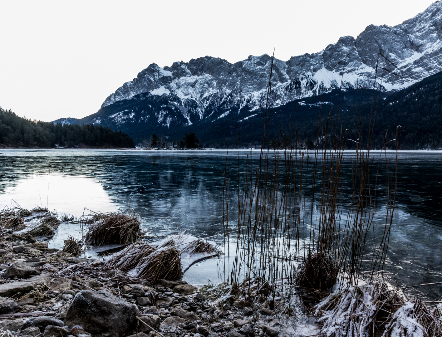 Eibsee im Winter